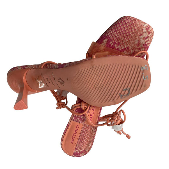 NEW ANTONIO MELANI BARDEN LACE-UP DRESS SANDALS - Picture 6 of 7